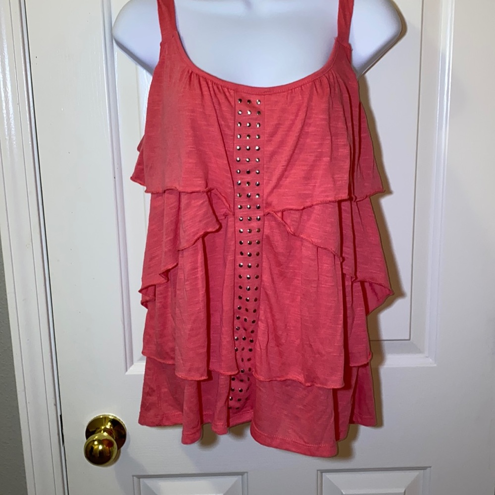 French Laundry Large Dark Pink Sleeveless Top